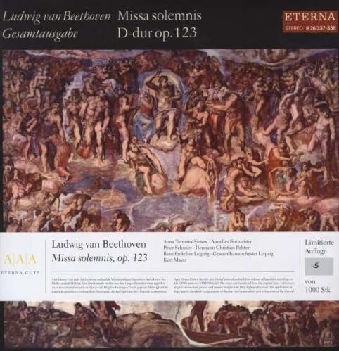 Beethoven: Missa solemnis in D Major, Op. 123 - Front Cover