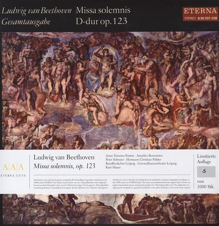 Beethoven: Missa solemnis in D Major, Op. 123 - Front Cover