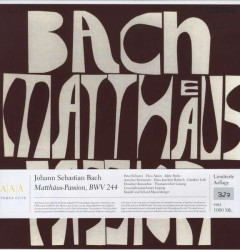 Bach, Johann Sebastian - Front Cover