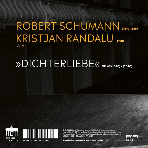 Dichterliebe - Front Cover