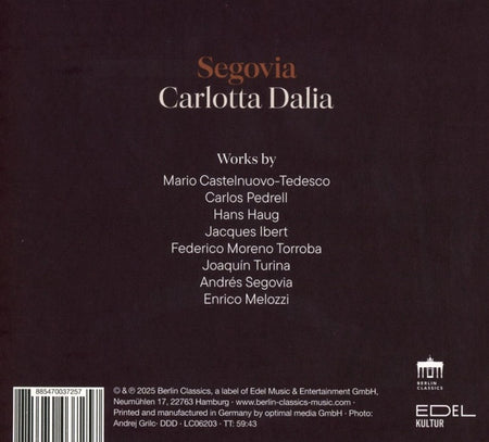 Segovia - Front Cover