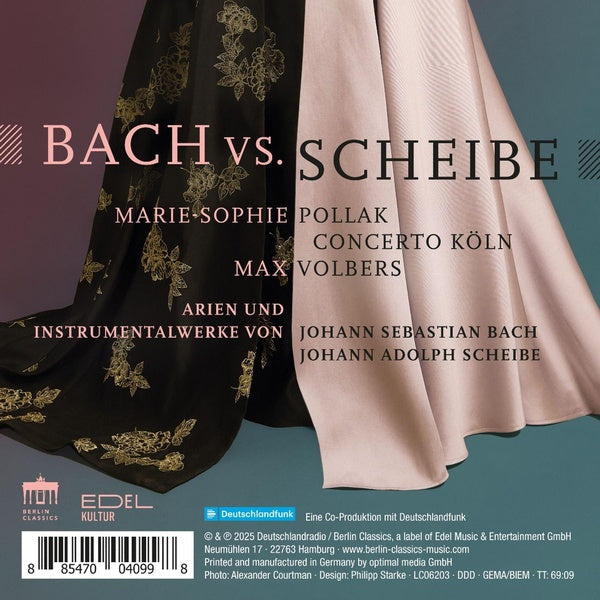 Bach Vs Scheibe - Front Cover