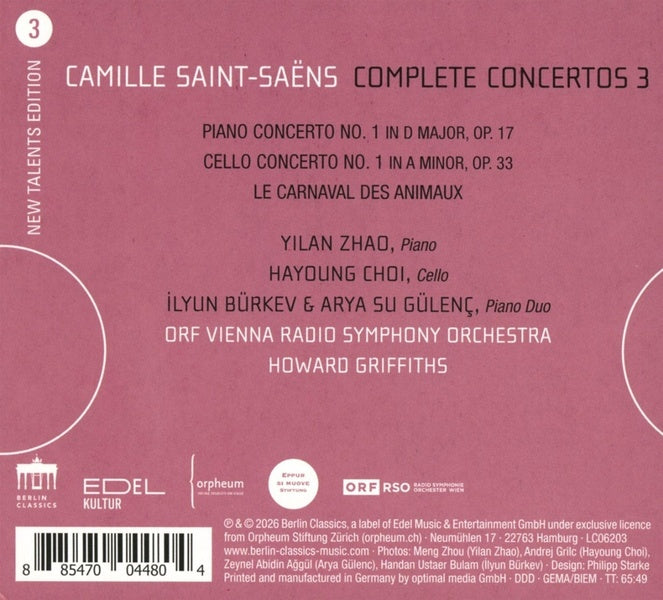 Complete Concertos (New Talents Edition #3) - Front Cover