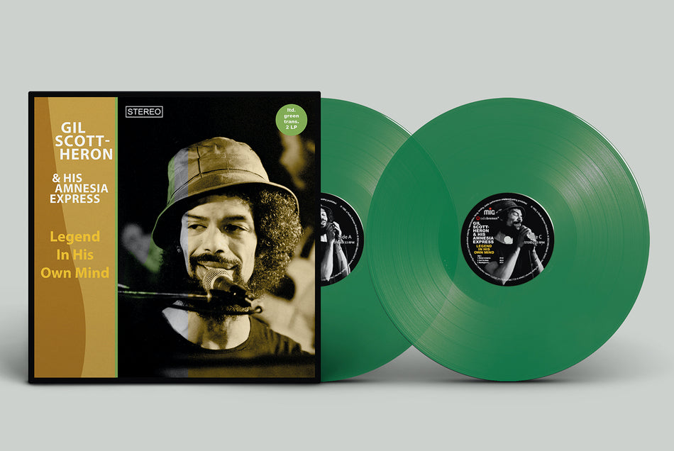 Legend In His Own Mind (2 Vinyles LP - Édition Vert) / Gil Scott-Heron & His Amnesia Express - Front Cover