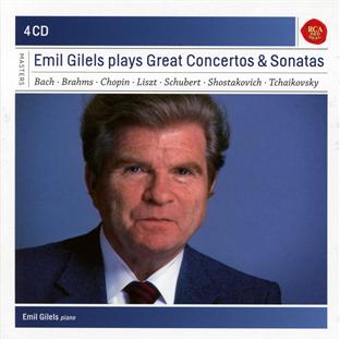 Emil Gilels plays great concertos & sonatas - Front Cover