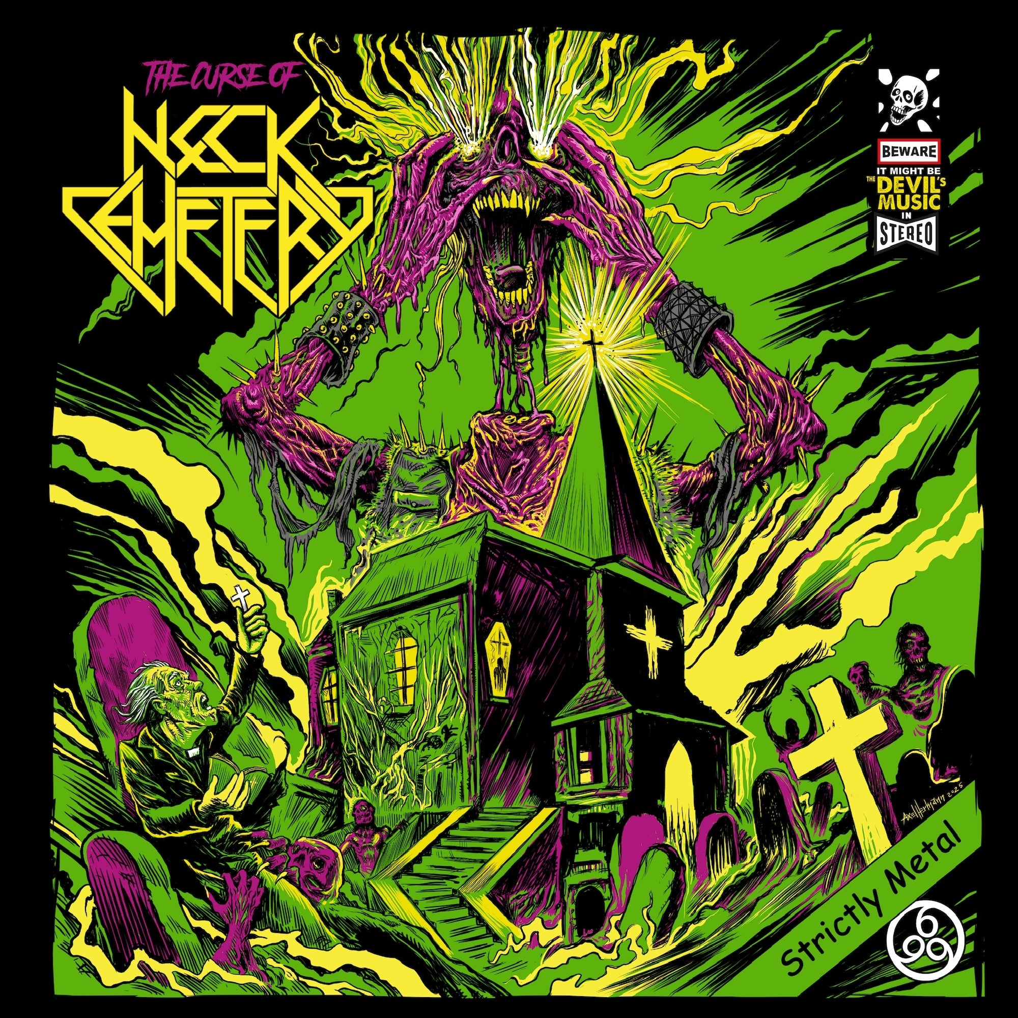 The Curse Of Neck Cemetery - Front Cover