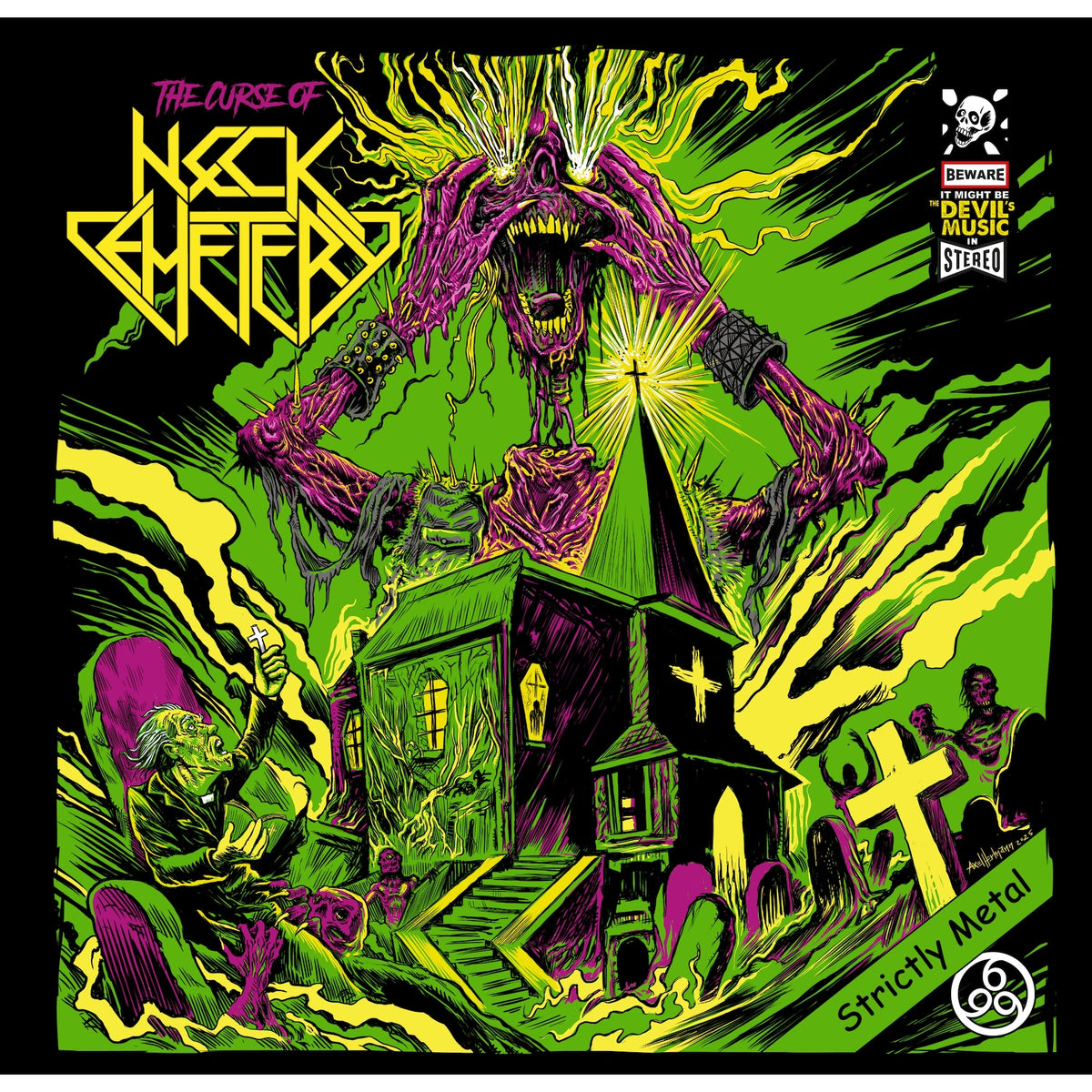 The Curse Of Neck Cemetery - Front Cover