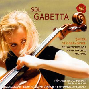 Concerto pour violoncelle opus 107 - Sonate pour violoncelle opus 40 - Front Cover