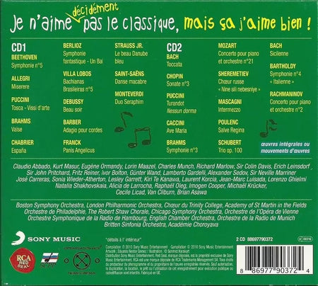 Je n'aime décidément pas le classique, mais ça j'aime bien - Front Cover