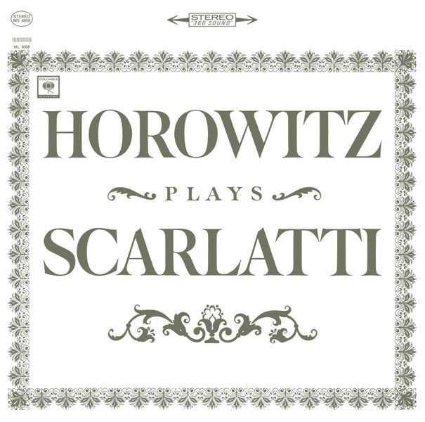 Horowitz Plays Scarlatti - Front Cover