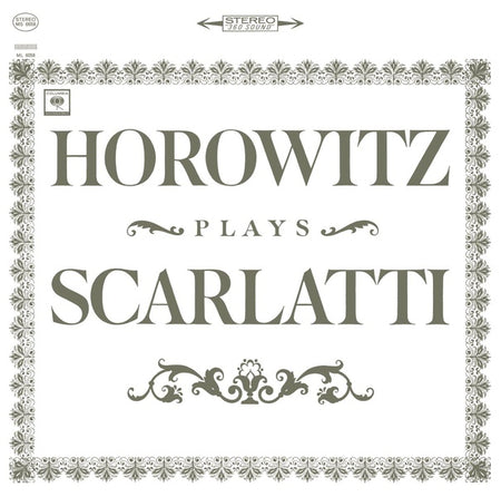 Horowitz Plays Scarlatti - Front Cover