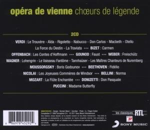 Opéra de Vienne, Choeurs de légende - Front Cover
