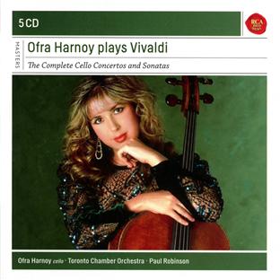Ofra harnoy plays vivaldi cello concertos & sonatas - Front Cover
