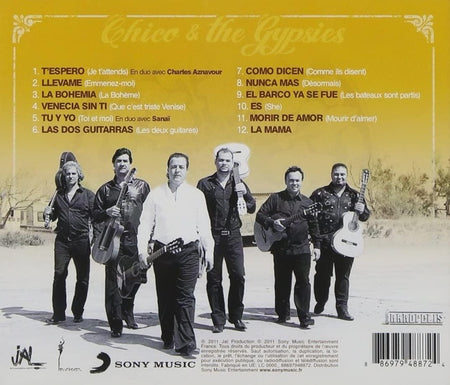 Chico et les Gypsies chantent Charles Aznavour - Front Cover
