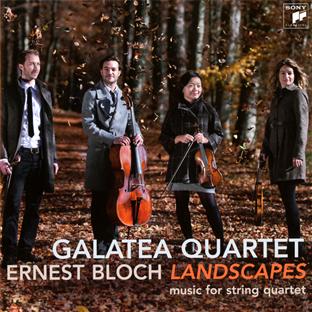 Bloch: landscapes - works for string quartet - Front Cover