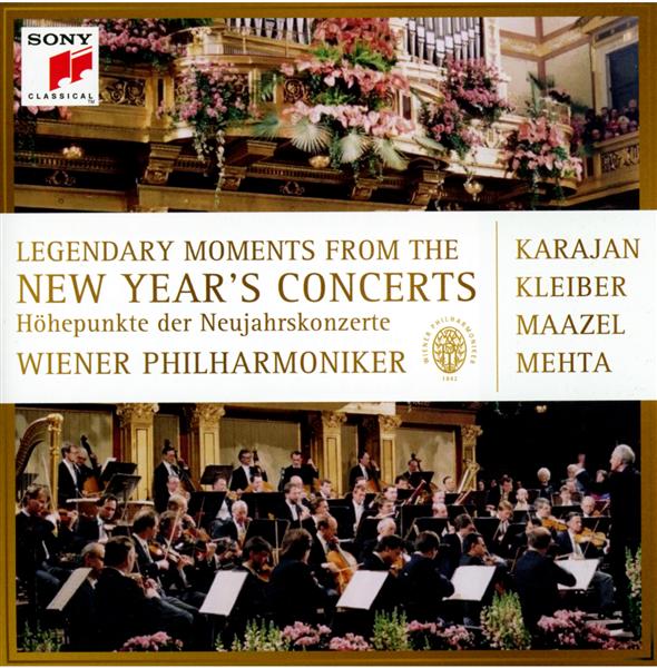 Legendary moments of the New Year's concert - Front Cover
