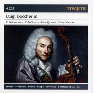 Luigi Boccherini: cello concertos; cello sonatas; flute quintets; stabat mater e - Front Cover