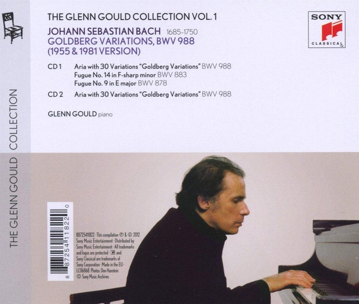 Goldberg variations bwv 988 - the historic 1955 debut recordings - Front Cover