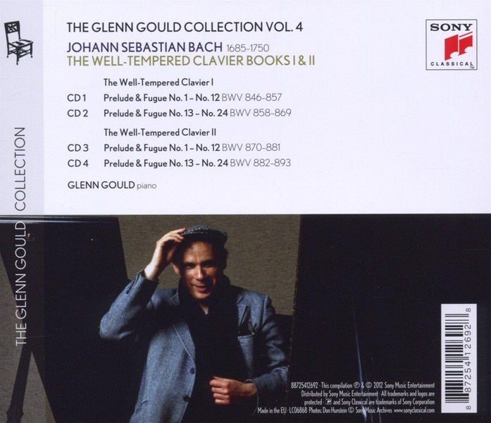Glenn Gould plays Bach: the well-tempered clavier books i & ii, bwv 846-893 - Front Cover