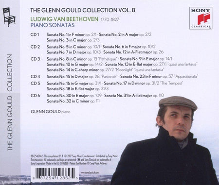 Glenn Gould plays Beethoven - Front Cover