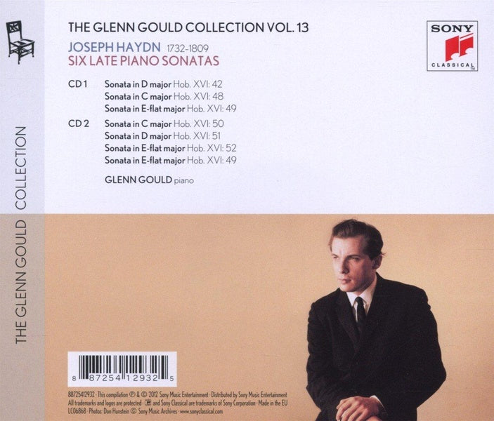 6 late piano sonatas - hob. xvi nos. 42 & 48-52; no. 49 - Front Cover
