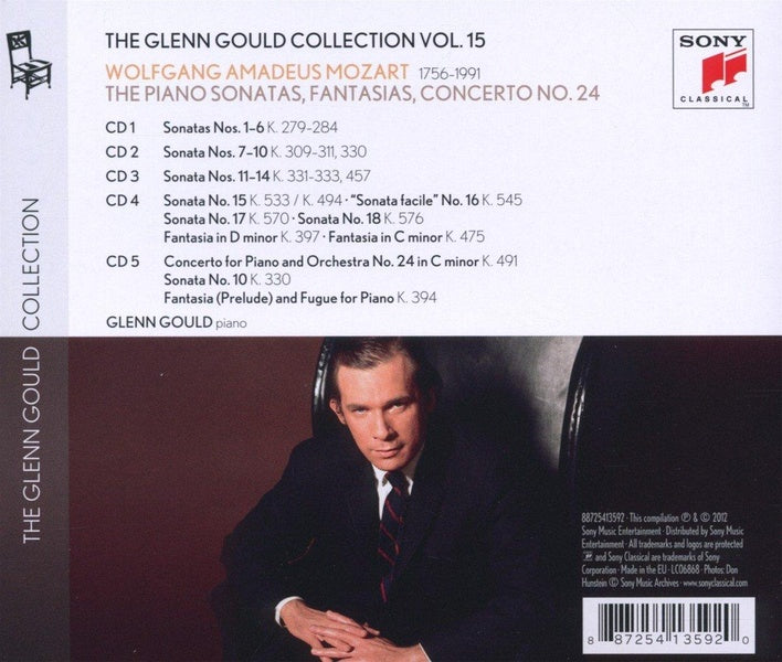 Glenn Gould plays Mozart: the piano sonatas (no. 10: recordings of 1958 & 1970); - Front Cover
