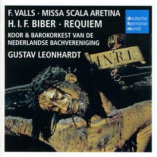 Valls: missa scala aretina - Biber: requiem - Front Cover
