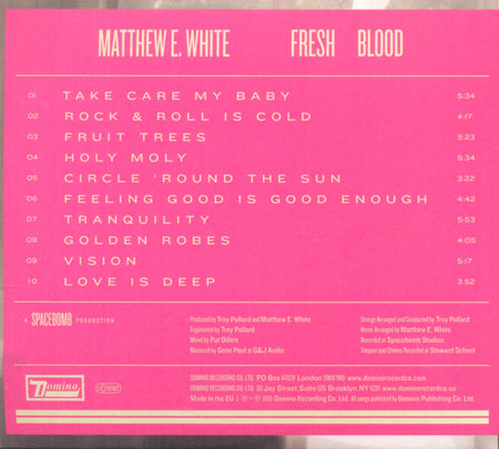 Fresh Blood - Back Cover