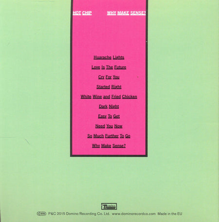 Why Make Sense? - Back Cover