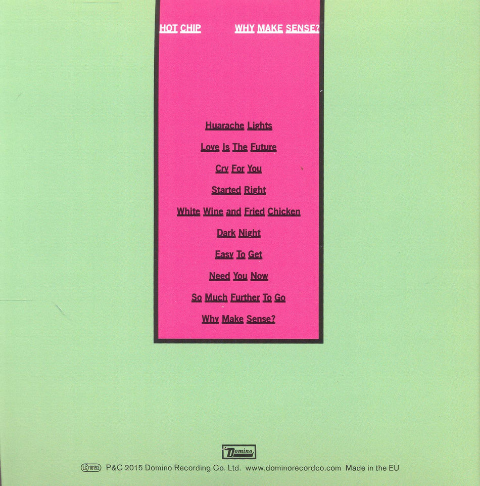 Why Make Sense? - Back Cover