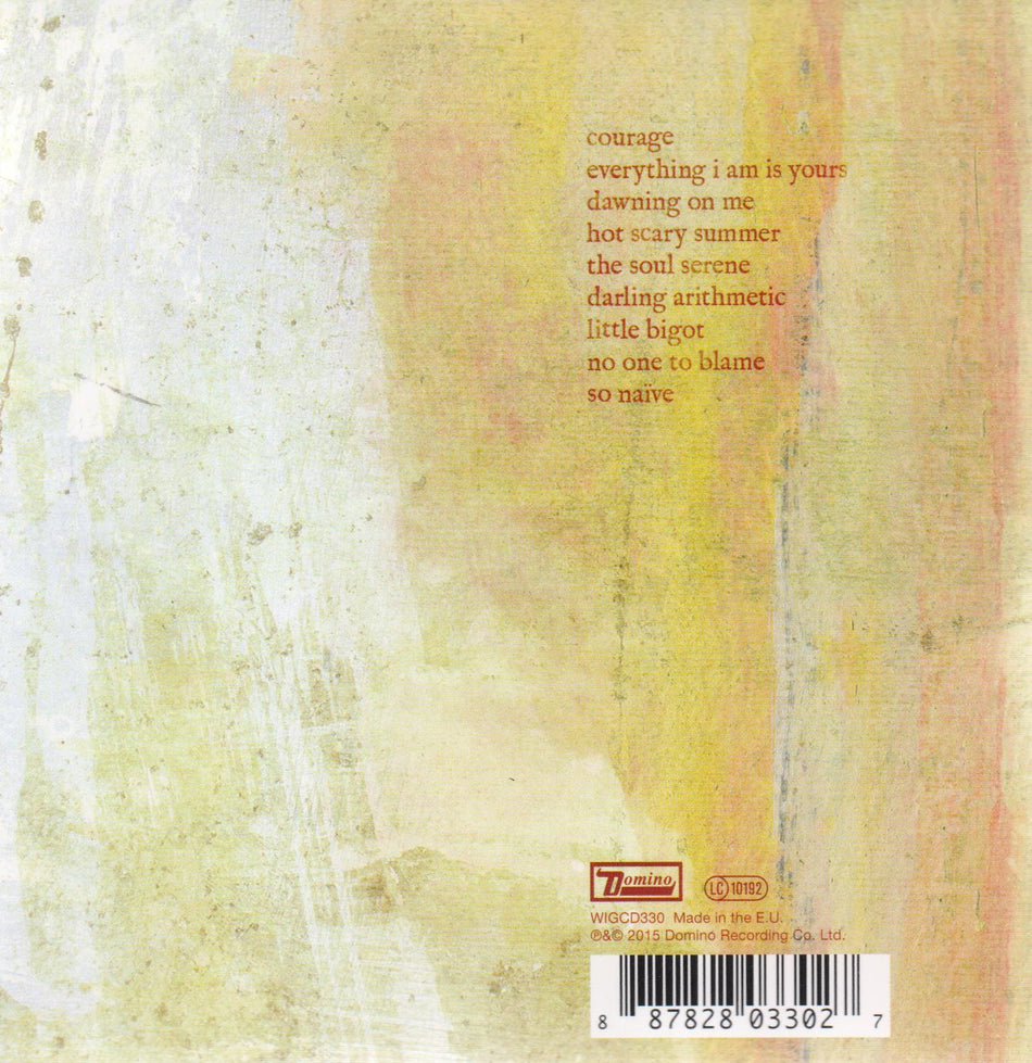 Darling Arithmetic - Back Cover