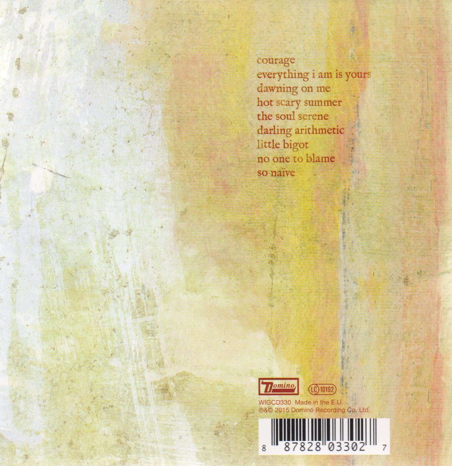 Darling Arithmetic - Back Cover