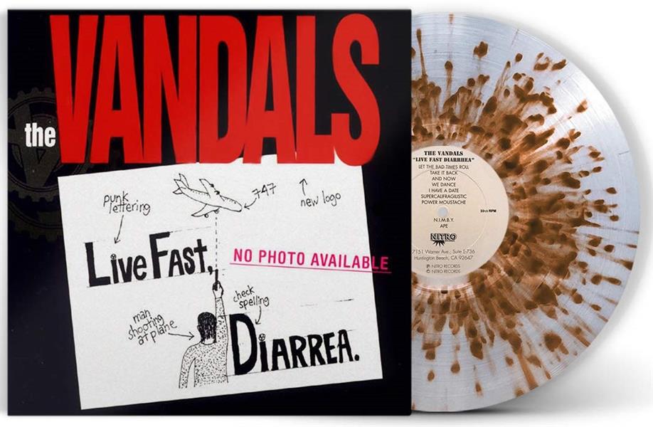 LIVE FAST/DIARRHEA/25TH ANNIVERSARY EDITION - Front Cover