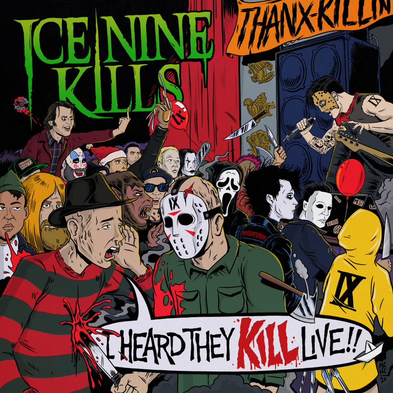 I HEARD THEY KILL LIVE/VINYLE COULEUR - Front Cover