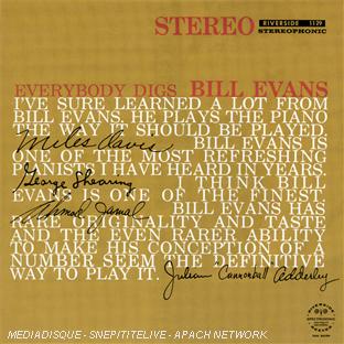 Everybody digs Bill Evans - Front Cover