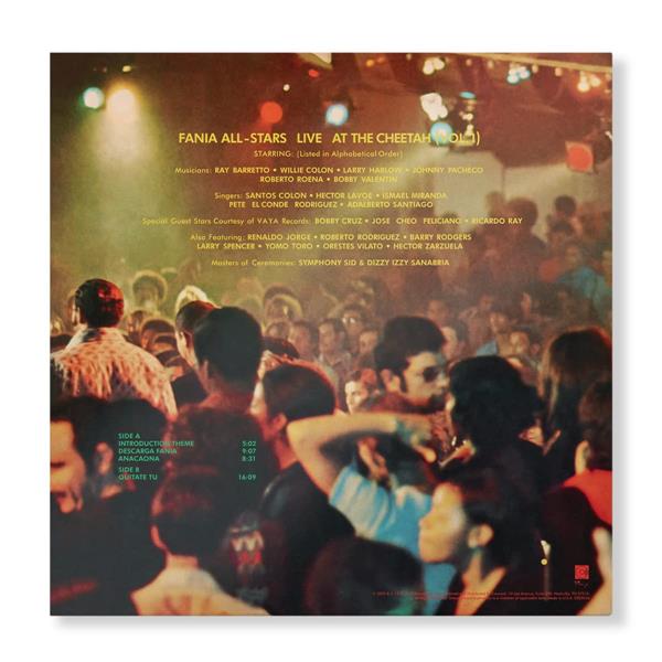 Live At The Cheetah Volume 1 Édition Limitée - Front Cover