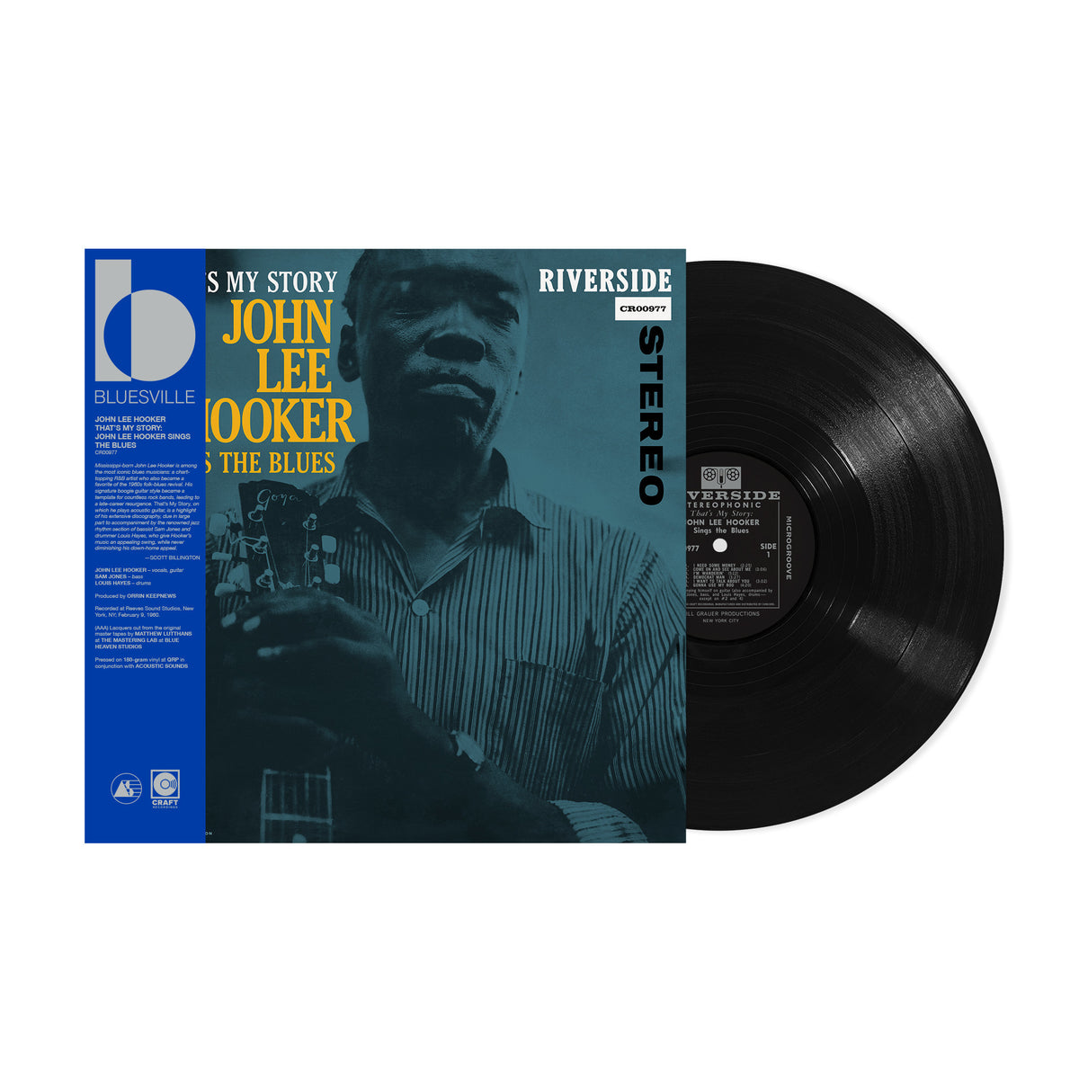 That's My Story: John Lee Hooker Sings The Blues - Back Cover