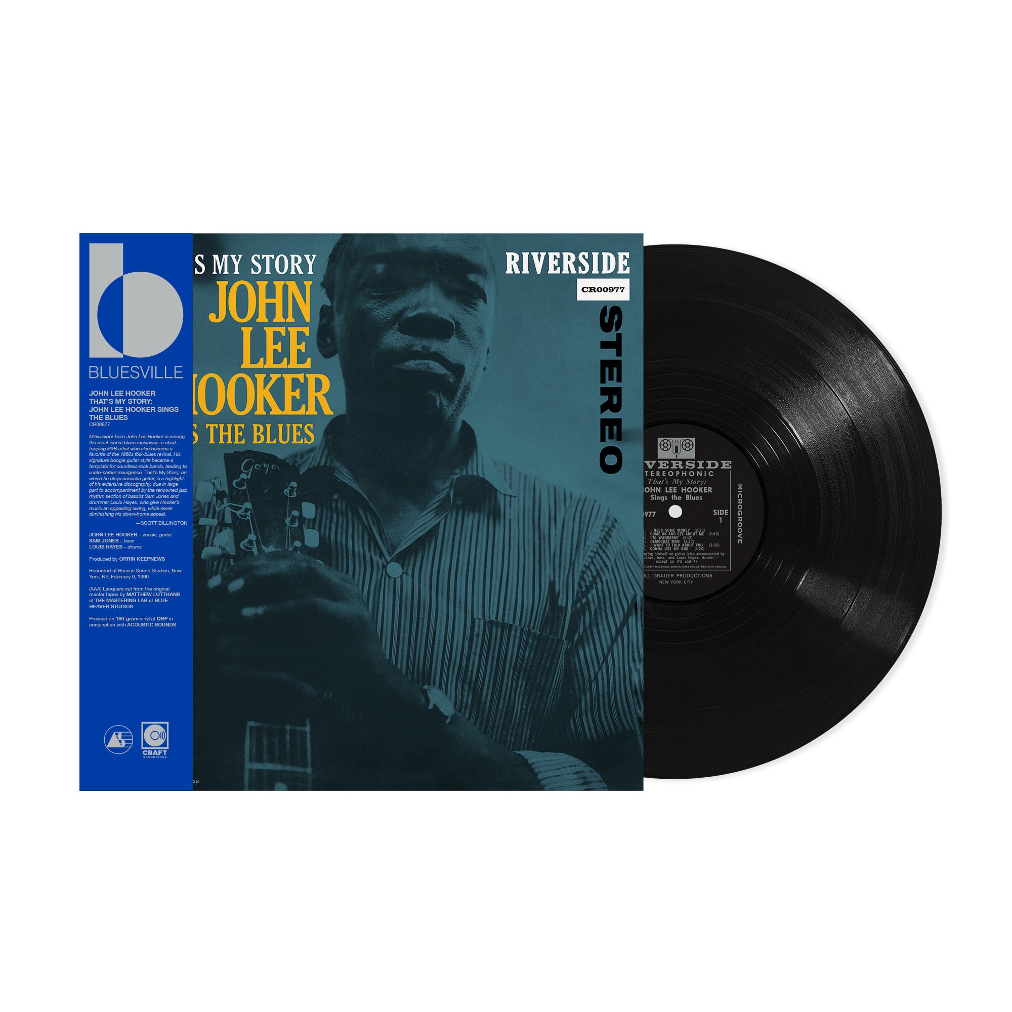 That's My Story: John Lee Hooker Sings The Blues - Back Cover