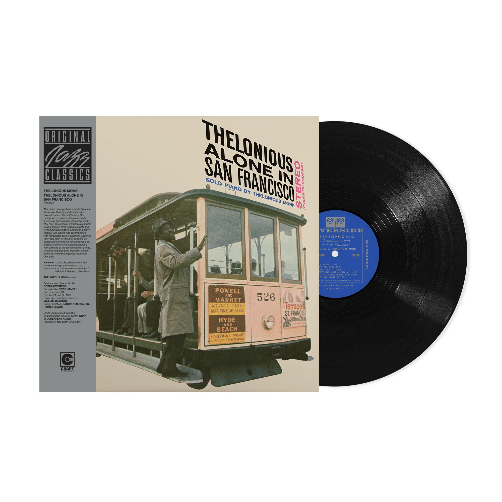 Thelonious Alone In San Francisco - Back Cover