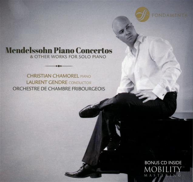 Mendelssohn piano concertos and other works for solo piano - Front Cover
