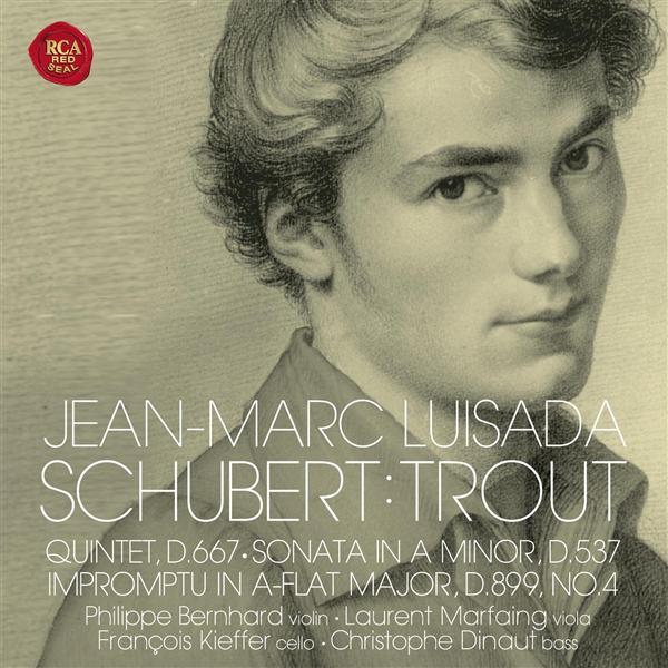 Quintette "la truite" - sonate D537 - impromptu - Front Cover