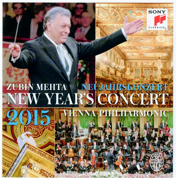 Neujahrskonzert / new year's concert 2015. Zubin Mehta & Wiener Philharmoniker - Front Cover