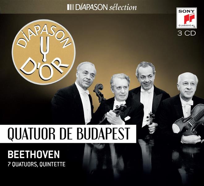 Quatuor de Budapest - la sélection Diapason - Front Cover