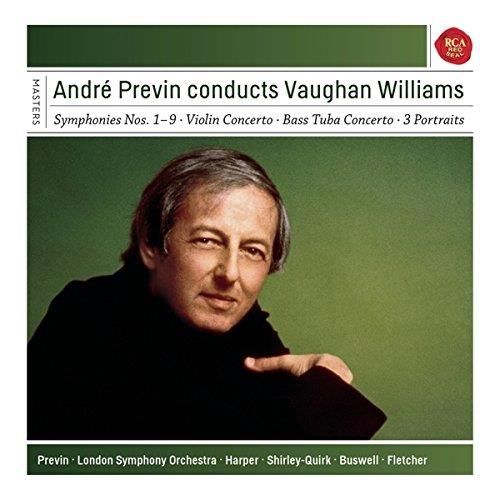 André Previn conducts Vaughan Wiliams - Front Cover