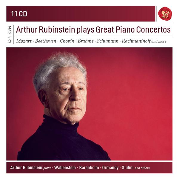 Arthur Rubinstein plays great piano concertos - Front Cover