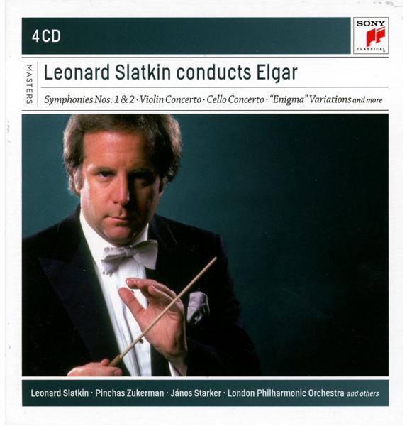 Leonard Slatkin conducts Elgar - Front Cover