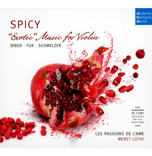 Spicy "Exotic" music for violin - Front Cover