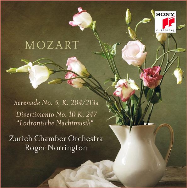 Mozart serenade k. 204 & divertimento k. 247 - Front Cover