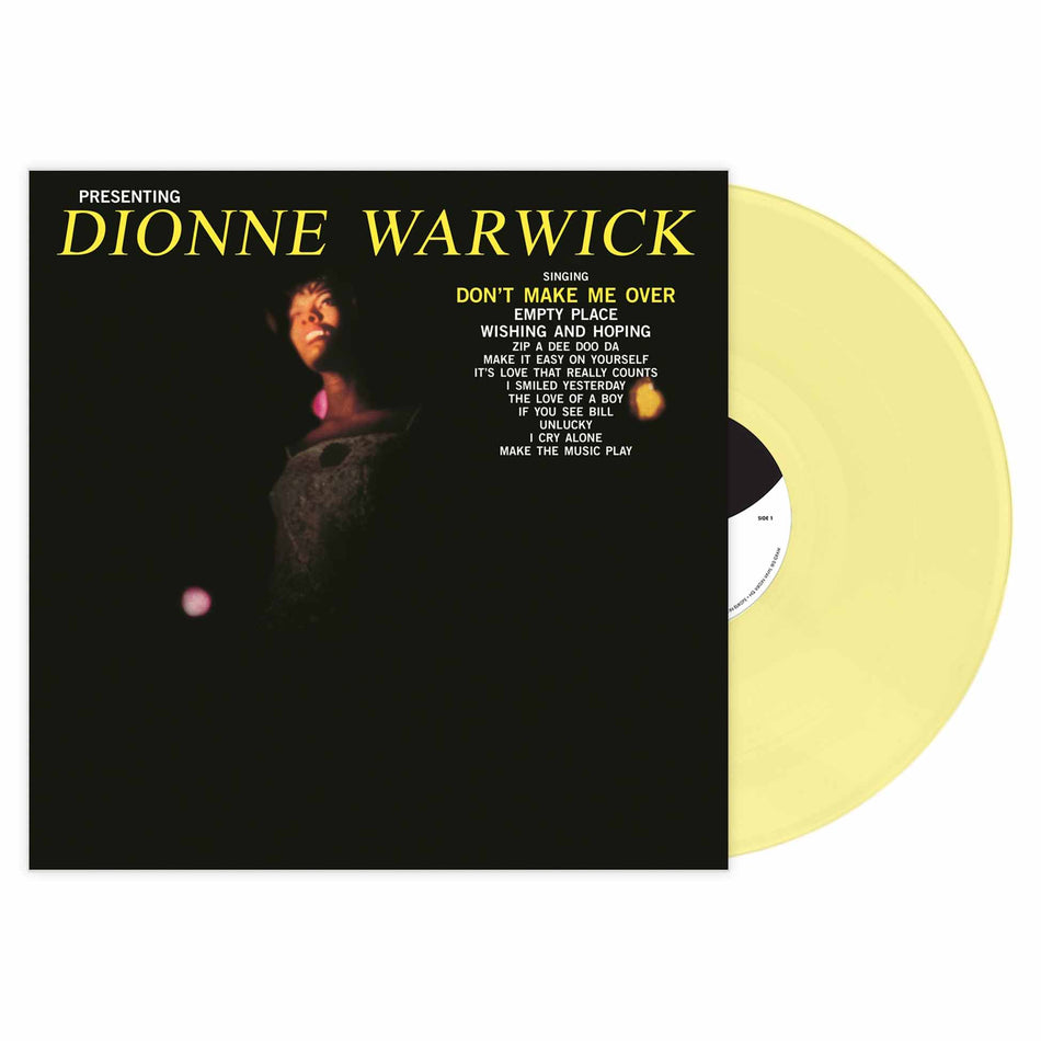 Presenting Dionne Warwick - Vinyle Jaune - Front Cover