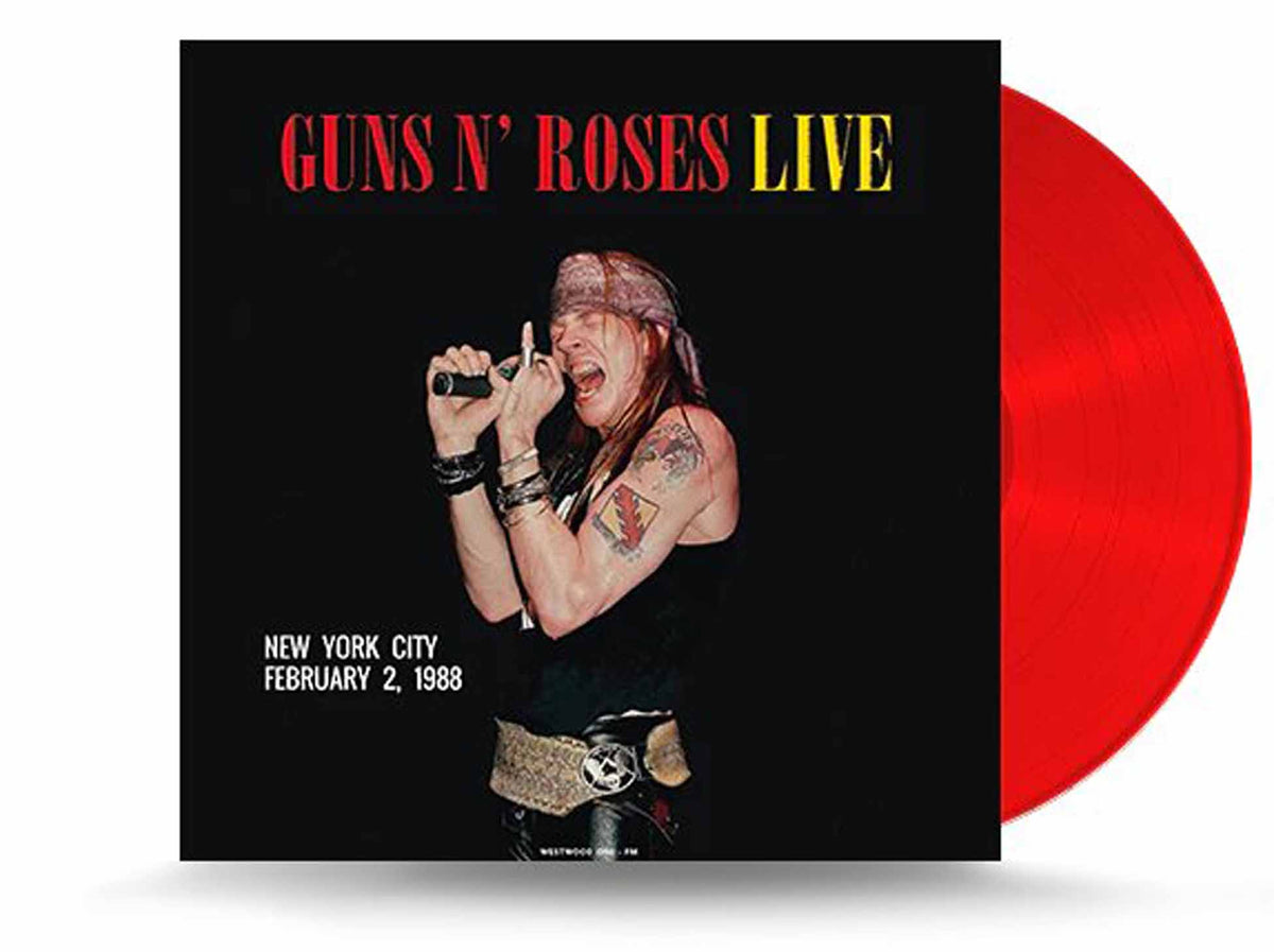 Live In New York City, February 2 1988 - Vinyle Rouge - Front Cover